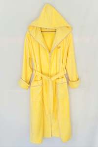 Lux Varol Bamboo/Cotton Bathrobe Yellow