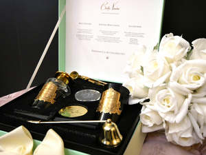 LUXURY GIFT SET WITH CANDLE SNUFFER AND WICK TRIMMER - JADE TIFFANY BLUE - PERSI&hellip;