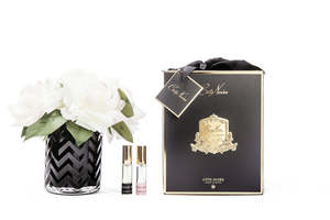 Cote Noire: COTE NOIRE BLACK Herringbone Flower arrangement -BLUSH ROSES - HCF01