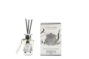 COTE NOIRE 100ML DIFFUSER SET - JASMINE FLOWER TEA - SILVER - GMSS15020