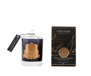 CÔTE NOIRE 185G SOY BLEND CANDLE - FRENCH MORNING TEA - GOLD - GML18501