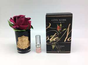 Cote Noire: CÔTE NOIRE PERFUMED NATURAL TOUCH ROSE BUD - BLACK - CARMINE RED - GMRB44