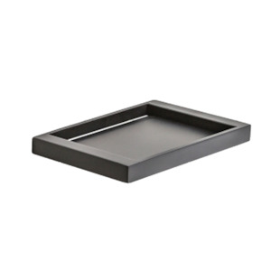 Soap Dishes Dispensers: PLUMBLINE METRO SOAP DISH MATT BLACK