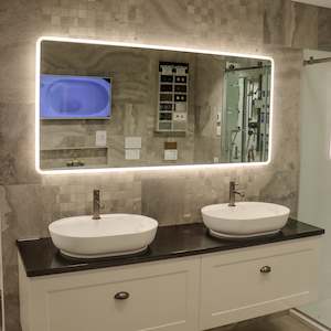 CODE CURVE OVAL BASIN WITH TAP HOLE 580 x 420 x 120- MATT WHITE
