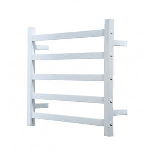 Heated Towel Rails 1: HEIRLOOM STUDIO 1 510 LOW VOLTAGE HEATED TOWEL LADDER - WHITE