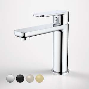 Chrome: CAROMA LUNA BASIN MIXER RANGE
