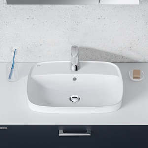 American Standard: AMERICAN STANDARD SIGNATURE SEMI INSET BASIN 1TH 550MM