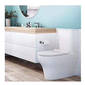 American Standard: AMERICAN STANDARD CYGNET HYGIENE SQ CISTERN CC BTW TOILET SUITE SOFT CLOSE