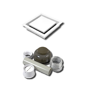 Heating Extractions Fans: SCHWEIGEN HAVEN - QUIET BATHROOM FAN SYSTEM