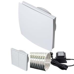 Heating Extractions Fans: WEISS FV156 12V THROUGH WALL FAN 150MM