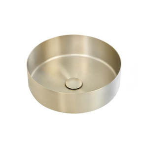 PLUMBLINE OLI ROUND STAINLESS STEEL BASINS - 3 COLOURS