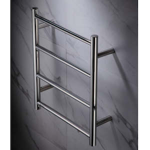 Heirloom Heated Towel Rails: HEIRLOOM GENESIS 510X460MM SLIMLINE HEATED TOWEL LADDER CHROME