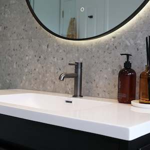 CODE INDUSTRY SLIM STANDARD BASIN MIXER - GUNMETAL