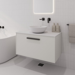 Hako 900 Vanity | Villastone Slab Top