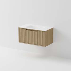 Matte White: Code Aria 900 Wall Hung Vanity