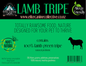 Raw Food: Raw Whole Lamb Tripe 1kg
