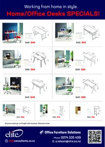 Working From Home in Style Desks