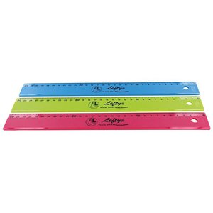 Left-Handed Tinted Softie Flex Ruler 30cm
