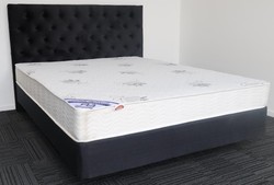 Milan mattress &amp. Base queen bed