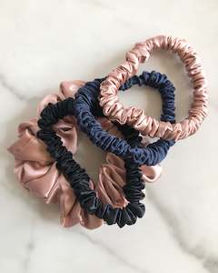 Silk: 22MM Mulberry Silk Scrunchies NZ Made