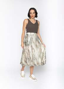 Narla Skirt - Dune Print