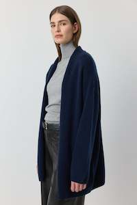Luxe: Luxe Cashmere Cardigan - Navy