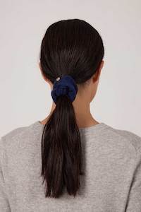 Scrunchies: Cashmere Scrunchie - French Navy