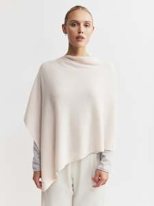 Pilot: Cashmere Poncho - Soft Peach