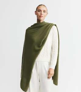 Best Sellers: Cashmere Travel Wrap - Moss Green
