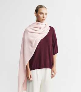 Travel Wraps: Cashmere Travel Wrap - Powder Pink