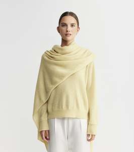 Cashmere Travel Wrap - Butter Melange