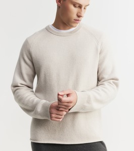 Matching Sets: Mens Cloud Cashmere Sweatshirt - Pebble