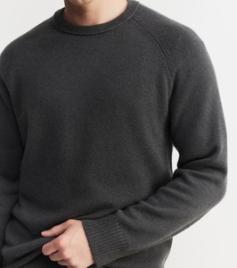 Mens Cloud Cashmere Sweatshirt - Steel
