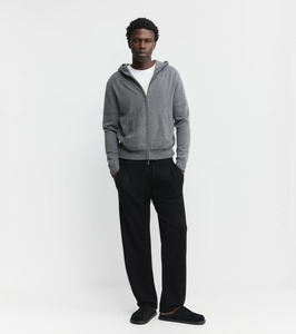 Cashmere Zip Hoodie - Graphite