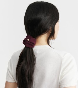 Cashmere Scrunchie - Burgundy