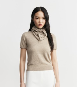 All Cashmere: Cashmere Triangle Scarf - Birch