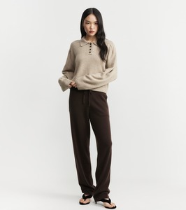 All Cashmere: Cashmere Trouser - Cacao