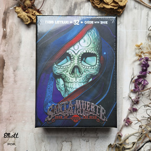 Blue Moon Collection • Elliott Pop Crystals, Tarot + Oracle and Spiritual Delights: Santa Muerte Oracle by Fabio Listrani