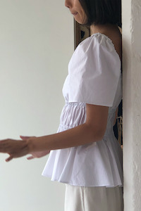 Tops: Bodice Top in White