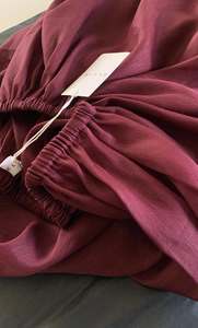 Last Ones: Bloom Blouse in Burgundy