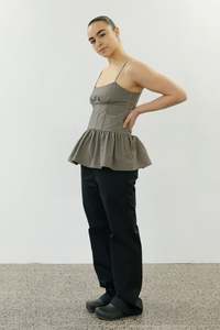Last Ones: Umi Camisole in Stone