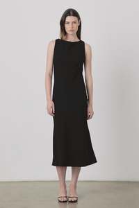 Last Ones: Jose Slip Dress in Black