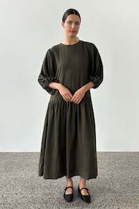 Last Ones: Aude Dress in Khaki