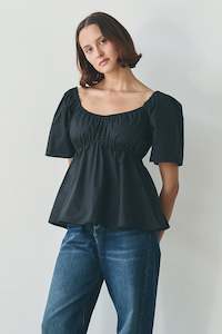 Bodice Deux Top in Black
