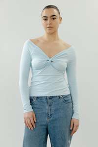 Last Ones: Knot Top in Powder Blue