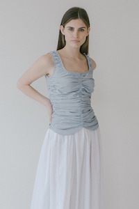 Last Ones: Basque Top in Powder Blue