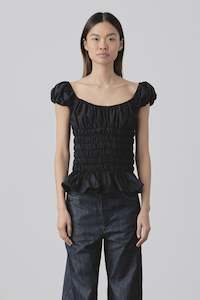 Scrunch Top in Black