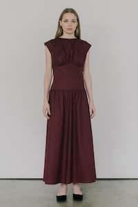 Cairo Dress in Burgundy