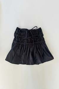 Sale: Tier Mini Skirt in Black