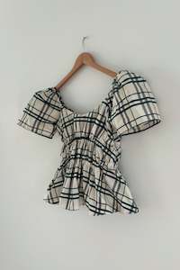 Limited Edition: Bodice Top in Multi Silk Taffeta (Limited edition)